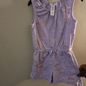 Guess Kids Lavender Patterned One Piece